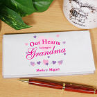 Our Hearts Personalized Checkbook Cover